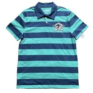 Disney Men’s size Large Mickey Mouse Tennis Club Golf Polo Shirt NWT